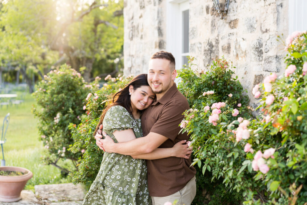Mom and dad during their family photo session with Alissa Cordoba Photography
